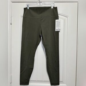 NWT Lululemon Align High-Rise Pant 28" in Army Green Size 16
